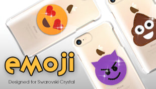 Emoji Series Swarovski Crystal Cases