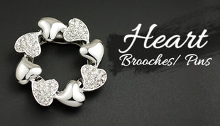 Heart Series For Brooches & Pin