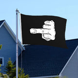 Middle Finger Flag 3 x 5 Ft UV Resistant Outdoor Flag