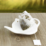Teapot Shaped Teabag Holder Set of 4