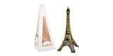 Romantic Metallic Eiffel Tower Model Statue Decoration - 15cm