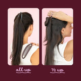 2pcs Banana Hair Clip Thick Hair Tortoise Shell