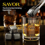 Stainless Steel Whiskey Stones 8 Pack Reusable