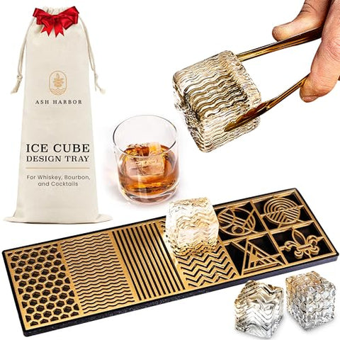 Brass Ice Stamp Kit - Custom Ice Cube Imprinter