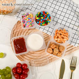 Reusable Snack Containers 2-Compartment