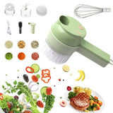 Portable Electric Vegetable Chopper - Green