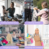 Clothes Drying Apron Waterproof Oxford Large Pouch