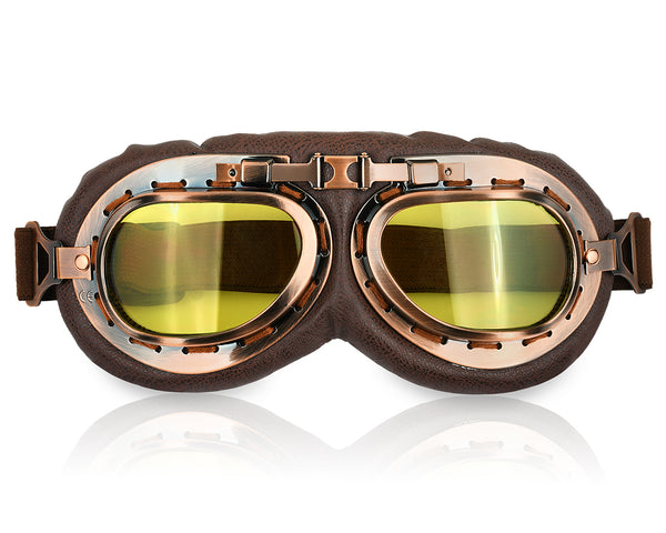 Play Bling Cosplay Goggles Steampunk Motorcycle Goggles Costume Retro Pilot Styl