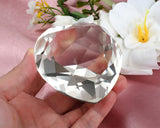 Heart Crystal Paperweight 8cm Diamond Props for Nail Pictures