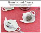 Teapot Shaped Teabag Holder Set of 4