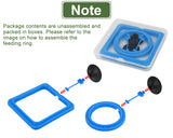 Fish Feeding Ring 2 Pieces Floating Food Feeders for Aquarium and Fish Tank