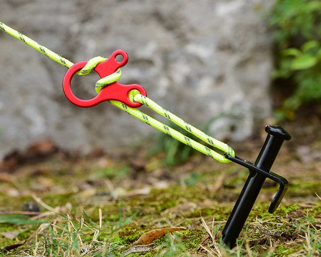 Guyline Tensioner 20 Pieces Rope Tensioner for Outdoor Tent Camping Ac