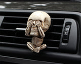 Skull Car Vent Clip Set of 3 Fun Car Essential Oil Diffuser Vent Clip Gothic Car Accessories