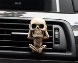 Skull Car Vent Clip Set of 3 Fun Car Essential Oil Diffuser Vent Clip Gothic Car Accessories