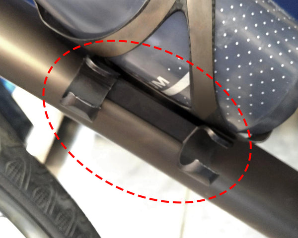 Mini Bike Pump Fits Presta and Schrader Valves Bike Hand Pump with Frame-mounted