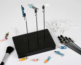 Model Holder for Painting Miniatures - Model Painting Stand Base, Brush, and 15 Pieces Alligator Clips for Painting
