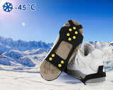 Ice Cleats for Shoes and Boots Universal Gripper Spikes Non Slip Shoe Grips Crampons for Hiking