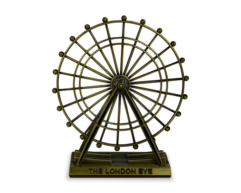 London Souvenirs Ferris Wheel Decor Medium Rotatable London Eye Metallic Figurine