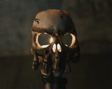 Skull Candle Holder 6.3 Inch Tea Light Holder Halloween Decor