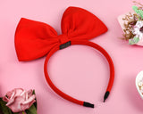 TressArm Red Bow Hair Band Headband Headdress, Hair Accessories for Party and Cosplay