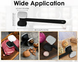 Meat Tenderizer Dual-side Kitchen Mallet Chicken Pounder Flattener with Comfortable Handle 9.6 Inch Meat Hammer