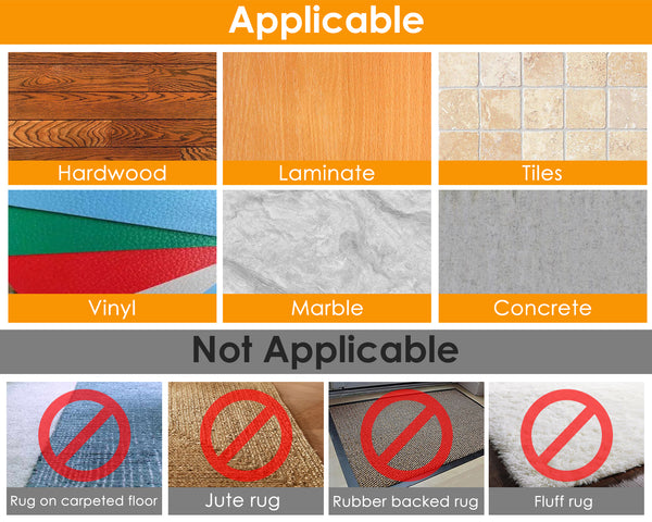 Rug Gripper for Hardwood Floors 8 Pieces Non Slip Rug Pads Carpet Stickers