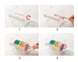 2 Pcs 1 Layer Washi Tape Dispensers - Transparent