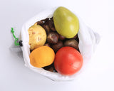 Reusable Produce Bags 15 Pieces Grocery Mesh Bags with Drawstring