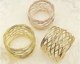 Napkin Rings 12 Pieces Metal Napkin Ring Holders