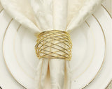 Napkin Rings 12 Pieces Metal Napkin Ring Holders