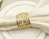 Napkin Rings 12 Pieces Metal Napkin Ring Holders