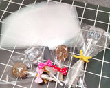 Cellophane Bag 300 Pieces Clear Treat Bags with Twist Ties