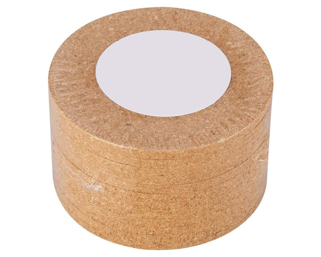 Blank Cork Coasters 12 Pieces 4 Inches Round Plain Absorbent Heat-Resistant Saucers
