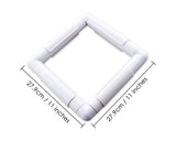 Square Embroidery Hoop 27.9 cm x 27.9 cm Square Plastic Embroidery Frame