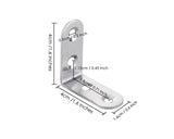 L Brackets 30 Pieces 1.55 x 1.55 inches Right Angle Bracket with Screws