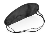 10 Pcs Soft  Fiber Eye Mask with 2 Elastic Straps - Black