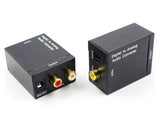 Digital Coaxial Toslink to Analog RCA Audio Converter