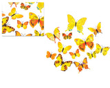72 Pieces Colorful 3D Butterfly Wall Stickers