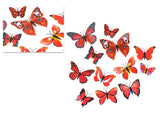 72 Pieces Colorful 3D Butterfly Wall Stickers