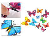 72 Pieces Colorful 3D Butterfly Wall Stickers