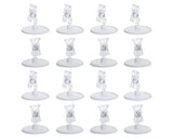 Adhesive Table Card Holders Photo Holder Clip Stands Set of 16
