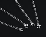 Stainless Steel Necklace Extenders Set of 5