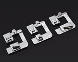 3 Sizes Sewing Machine Rolled Hem Presser Foot - 4/8, 6/8, 8/8 Inches