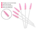 Eyelash Brush 200 Pieces Disposable Mascara Wands for Lash Extensions