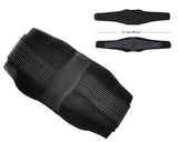 Adjustable Lumbar Lower Back Belt Strap - Black