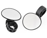 1 Pair Bike Mirror with Adjustable Handle - Black