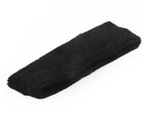 3 Pieces Elastic Sport Headband Wristband Set - Black