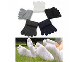 5 Pairs Cotton Toe Socks for Men