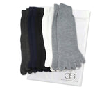 5 Pairs Cotton Toe Socks for Men