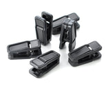 20 Pcs Non-slip Hanging Clips Clothespins - Black